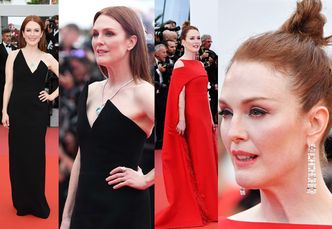 Julianne Moore zachwyca w dwóch kreacjach na czerwonym dywanie w Cannes (ZDJĘCIA)