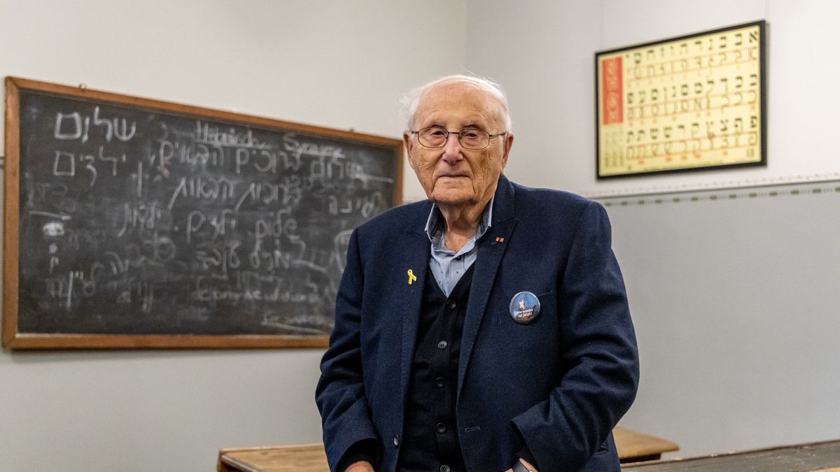 Holocaust Survivor Albrecht Weinberg Speaks With Foreign Journalists
LEER, GERMANY - JANUARY 20: Holocaust survivor Albrecht Weinberg, 99, poses in inside his old classroom at the memorial at the former Jewish School before a discussion with foreign journalists a week before the 80th anniversary of the liberation of the Auschwitz concentration camp on January 20, 2025 in Leer, Germany. Weinberg was born in 1925 to a Jewish family in the East Frisia region of northwestern Germany. In 1942 his parents were deported by the Nazis to Theresienstadt, then later to Auschwitz where they were killed. Weinberg and his two siblings were sent to various concentration camps as slave labourers, including Auschwitz. All three survived. The Auschwitz Memorial will mark the 80th anniversary of the liberation of the Nazi death camp on January 27. (Photo by Focke Strangmann/Getty Images)
Focke Strangmann
bestof, topix