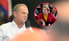 Krzyki na wiecu Tuska. "Zostawcie panią"