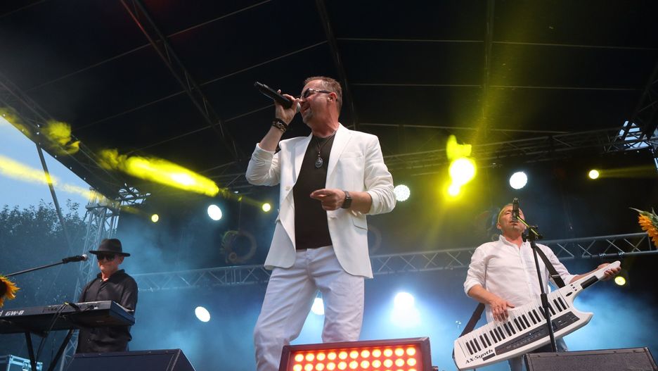 Fanatic na dożynkach w Zagórzanach