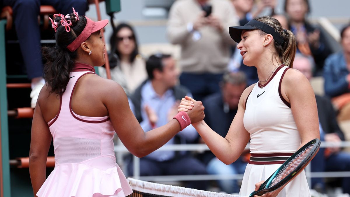PAP/EPA / CHRISTOPHE PETIT TESSON / Na zdjęciu od lewej: Naomi Osaka i Paula Badosa