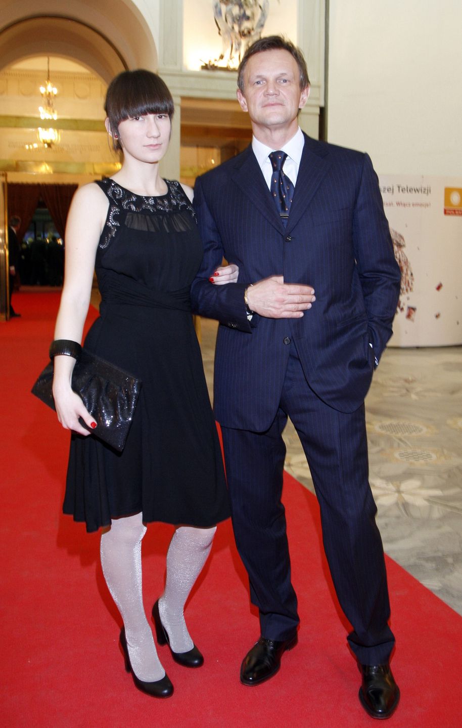 Cezary Pazura z córką Anastazją