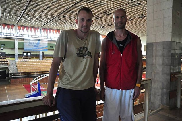 Danylo Kozlov (z lewej) i Denis Ivanov zagrają w Jeziorze Tarnobrzeg (fot. Grzegorz Lipiec)