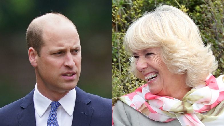 Książę William podał królowej Camilli pomocną dłoń