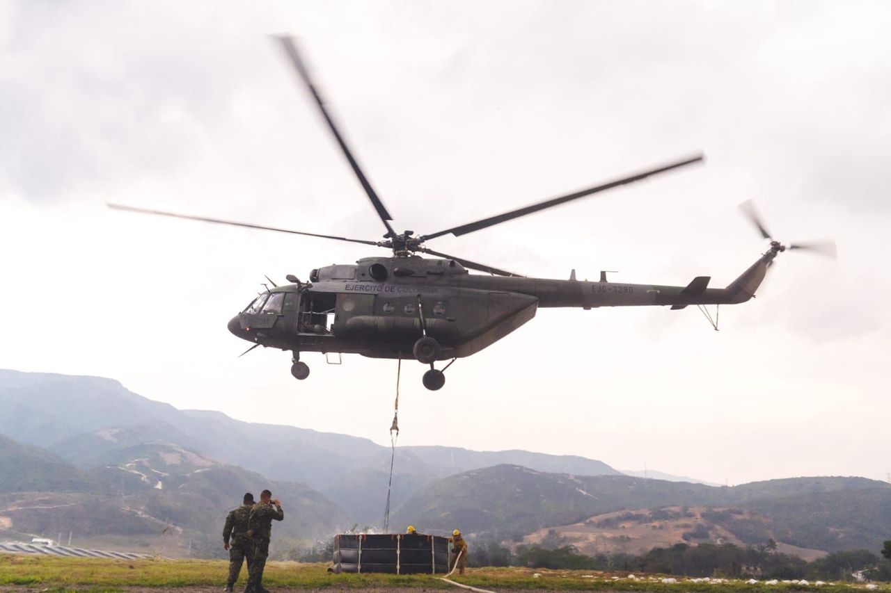 Kolumbijski Mi-17, zdjęcie ilustracyjne