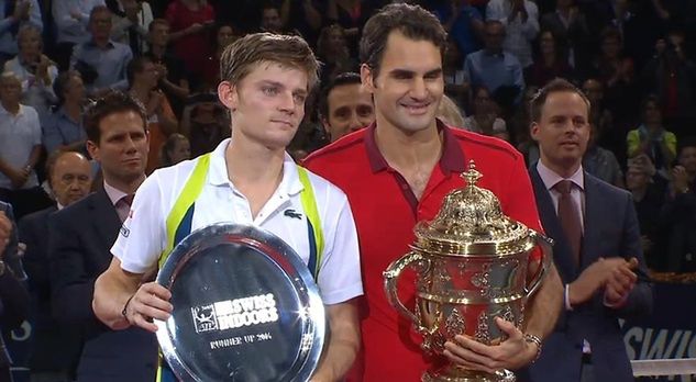 Roger Federer po raz szósty zdobył wielki puchar za mistrzostwo w turnieju ATP w Bazylei (Foto: Twitter)