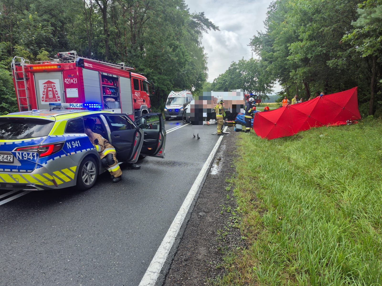 Wypadek Stołczno, DK25