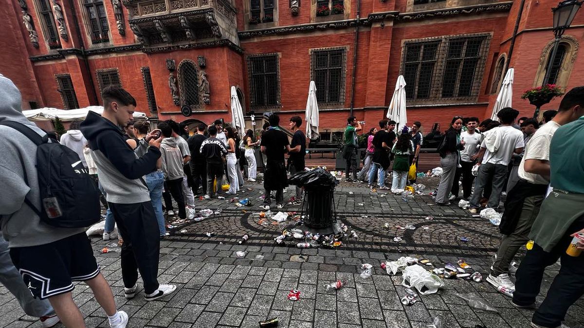 WP SportoweFakty / Na zdjęciu: wrocławski Rynek po zamieszkach
