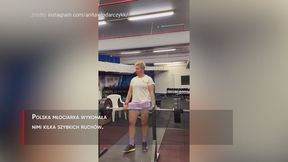 #dziejesiewsporcie: Anita Włodarczyk zaskoczyła internautów. Takiego ćwiczenia nie widzieli