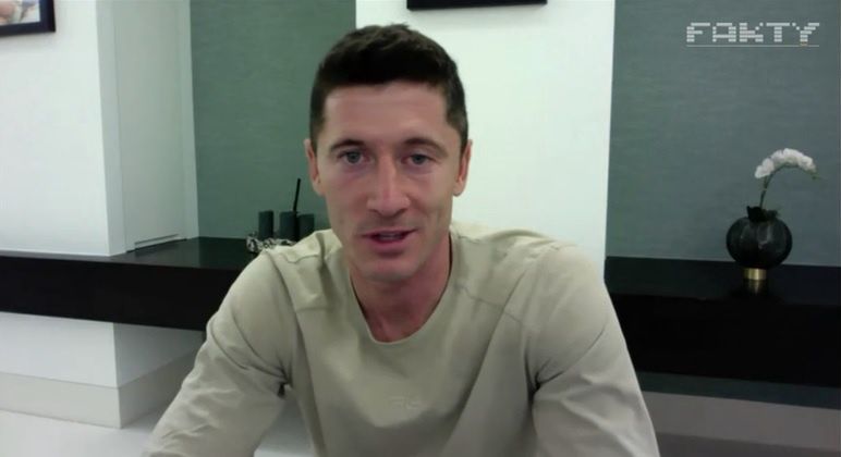 Robert Lewandowski był gościem "Faktów po faktach" 