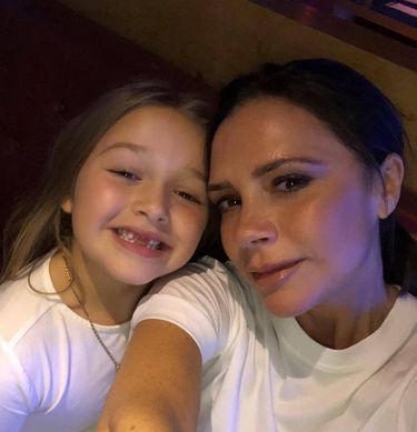 Victoria Beckham ze swoją córka Harper.