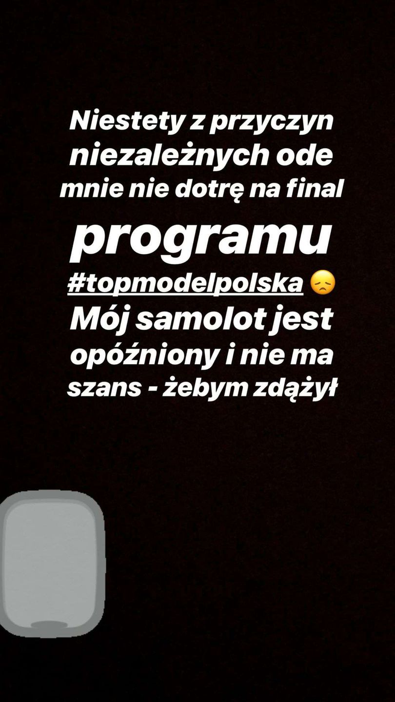 Mateusz Maga nie zdążył na samolot