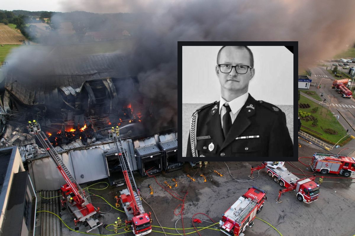 30 lat służył w OSP. To on zginął w pożarze hali. Strażacy żegnają druha Krystiana