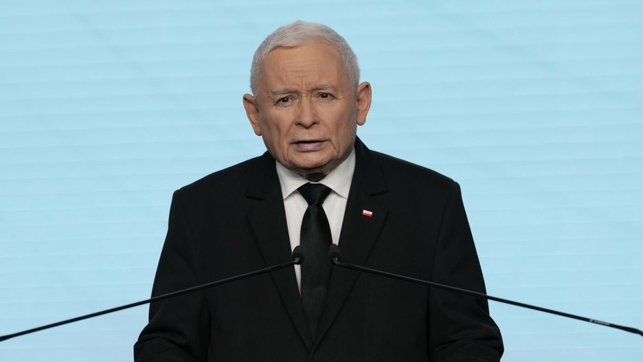 Konferencja prasowa Jaros?awa Kaczy?skiego i Mariusza B?aszczaka
29.01.2025 Warszawa Konferencja prasowa Prezesa PiS Jaroslawa Kaczynskiego oraz Przewodniczacego KP PiS Mariusza Blaszczaka fot. Marysia Zawada/REPORTER 
N/z: Jaroslaw Kaczynski
Marysia Zawada/REPORTER