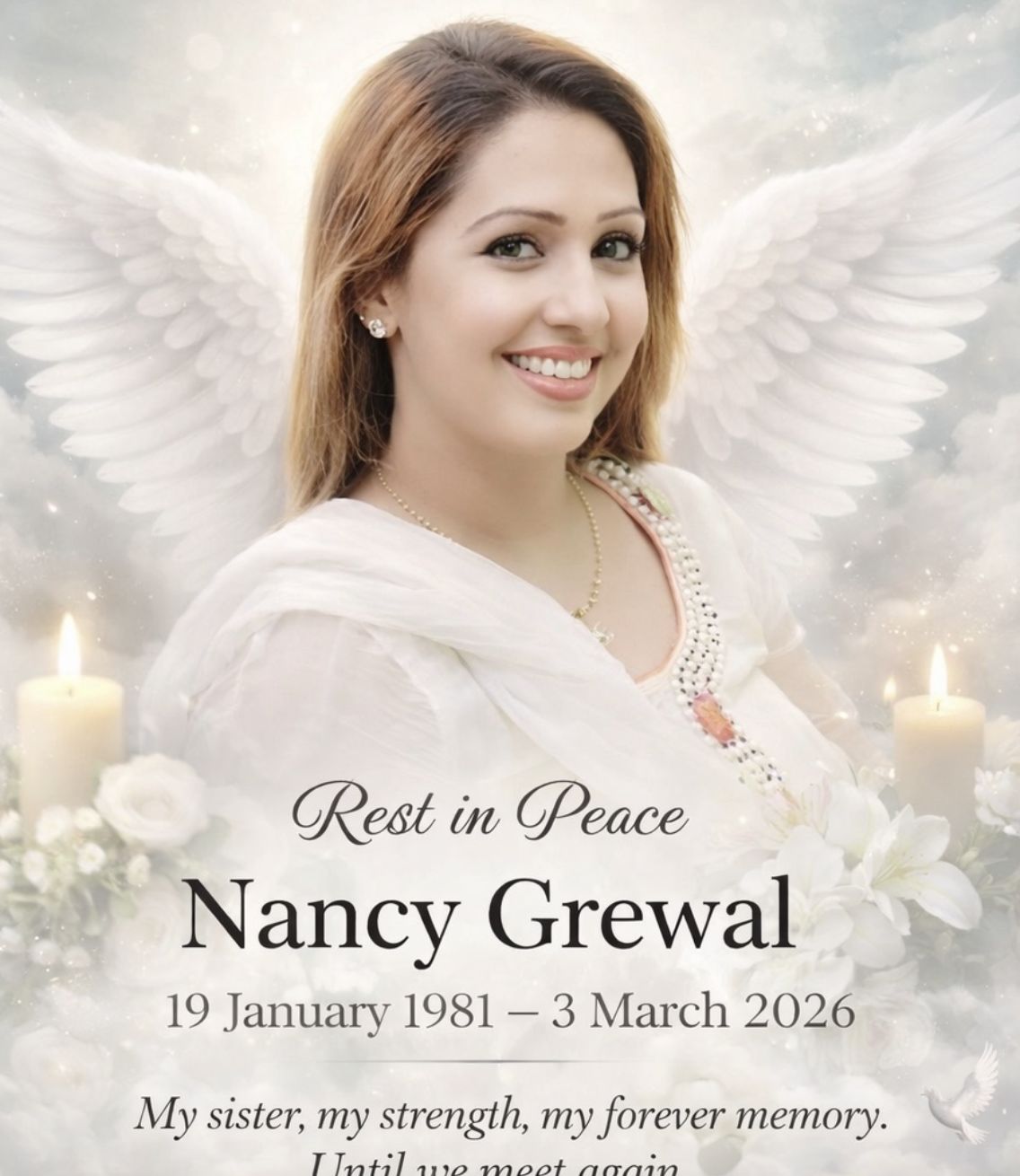 Nancy Grewal nie żyje