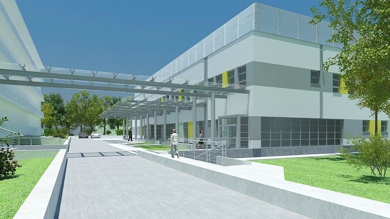 Wizualizacja nowej siedziby dla oddziału ginekologiczno-położniczego oraz neonatologicznego w Szpitalu Powiatowym w Kraśniku