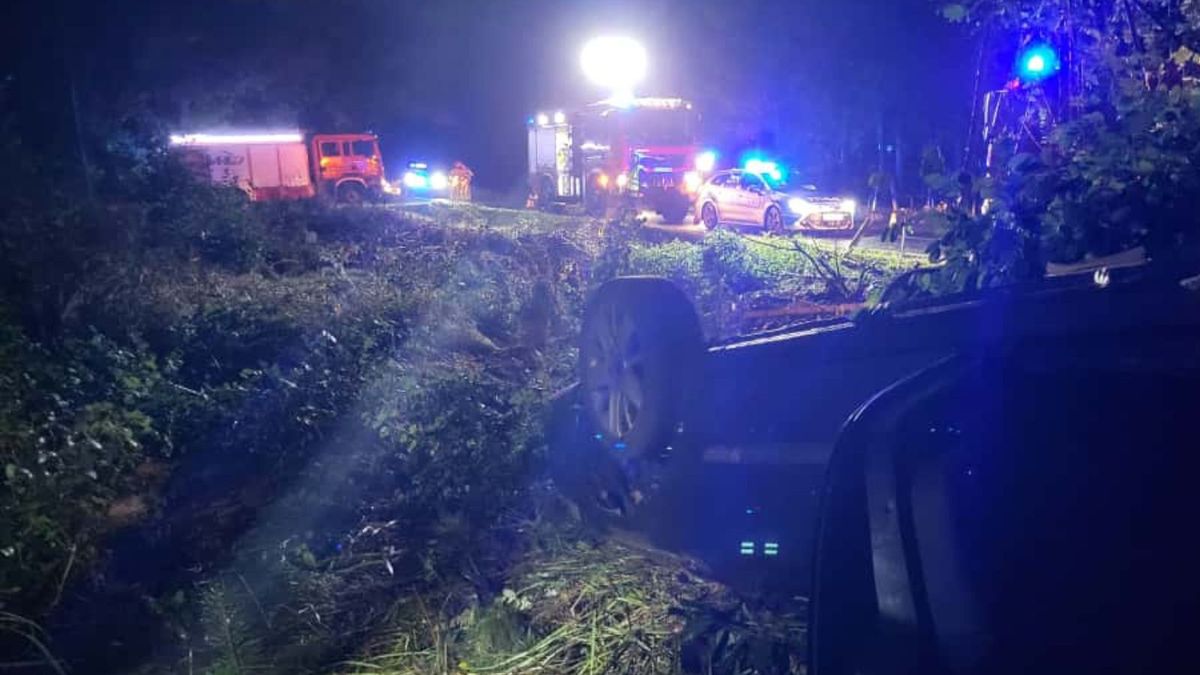 Wypadek koło Zgorzelca