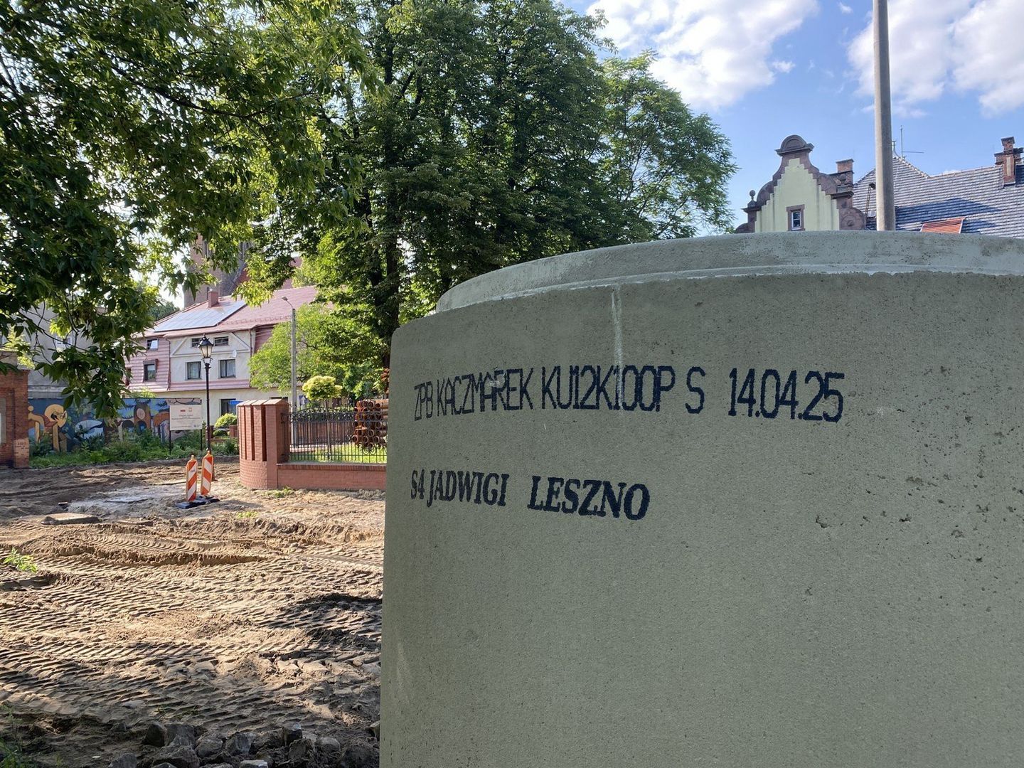Ulica Królowej Jadwigi w Lesznie