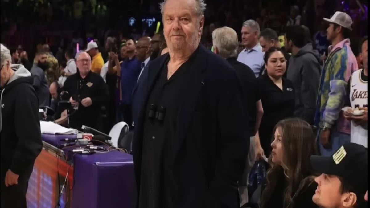 Jack Nicholson na meczu Los Angeles Lakers