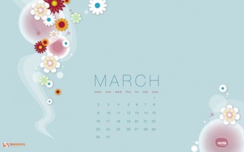 Zmień swój pulpit w kalendarz na Marzec