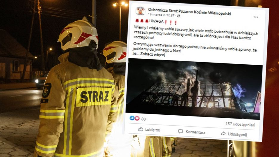 Polska rodzina straciła dom w pożarze
