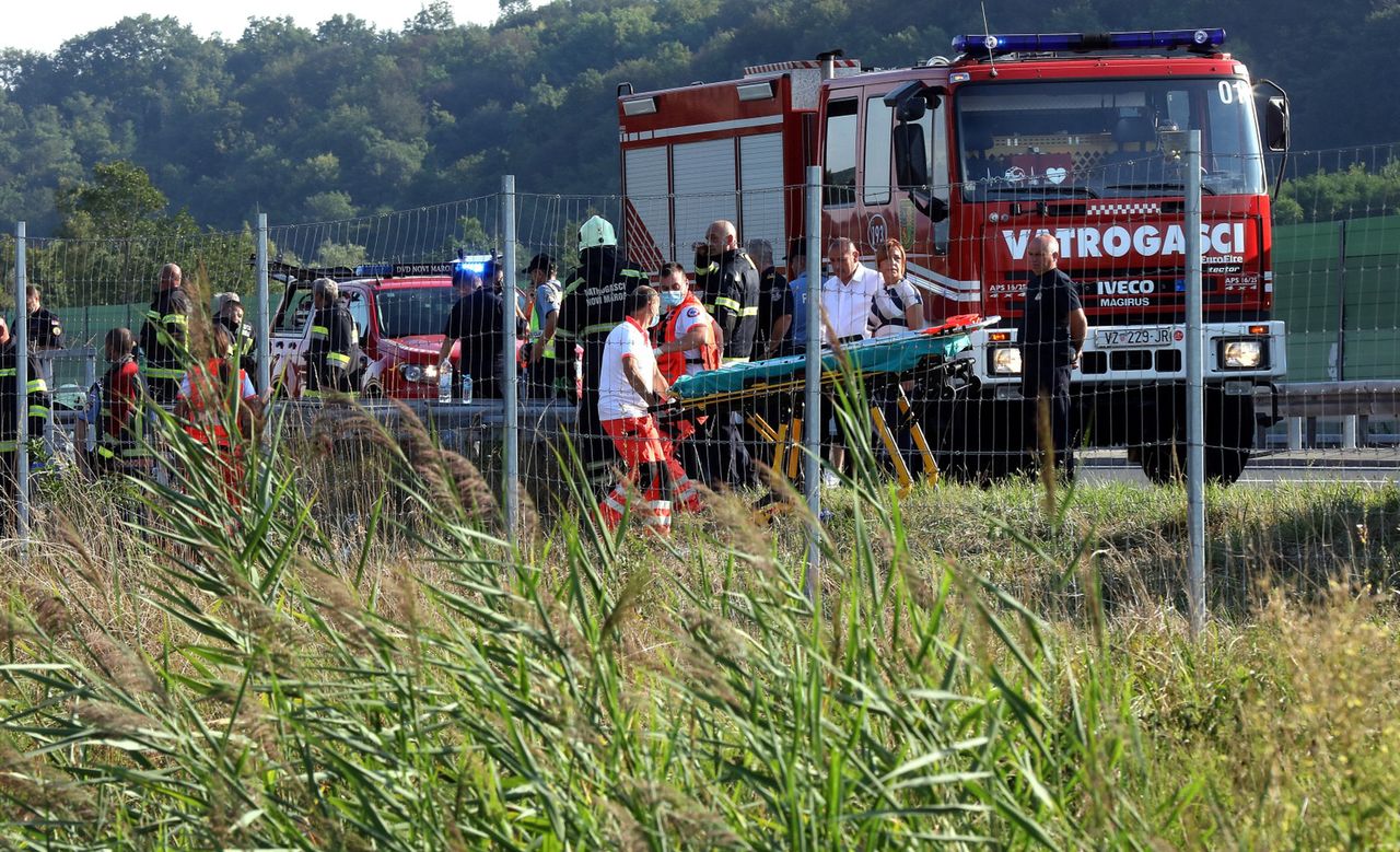 Tragiczny wypadek w Chorwacji. Rzecznik MSZ: Kilkoro rannych w stanie zagrażającym życiu