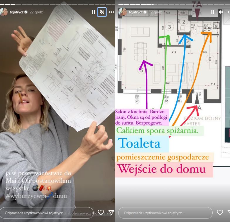 Olga Frycz relacjonuje remont nowego mieszkania
