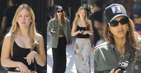 Jessica Alba i jej 14-letnia córka odsłaniają brzuchy podczas shoppingu w Beverly Hills. Uderzające podobieństwo? (ZDJĘCIA)