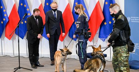 Opieka dla zwierząt w służbie. Projekt MSWiA zaakceptował Jarosław Kaczyński