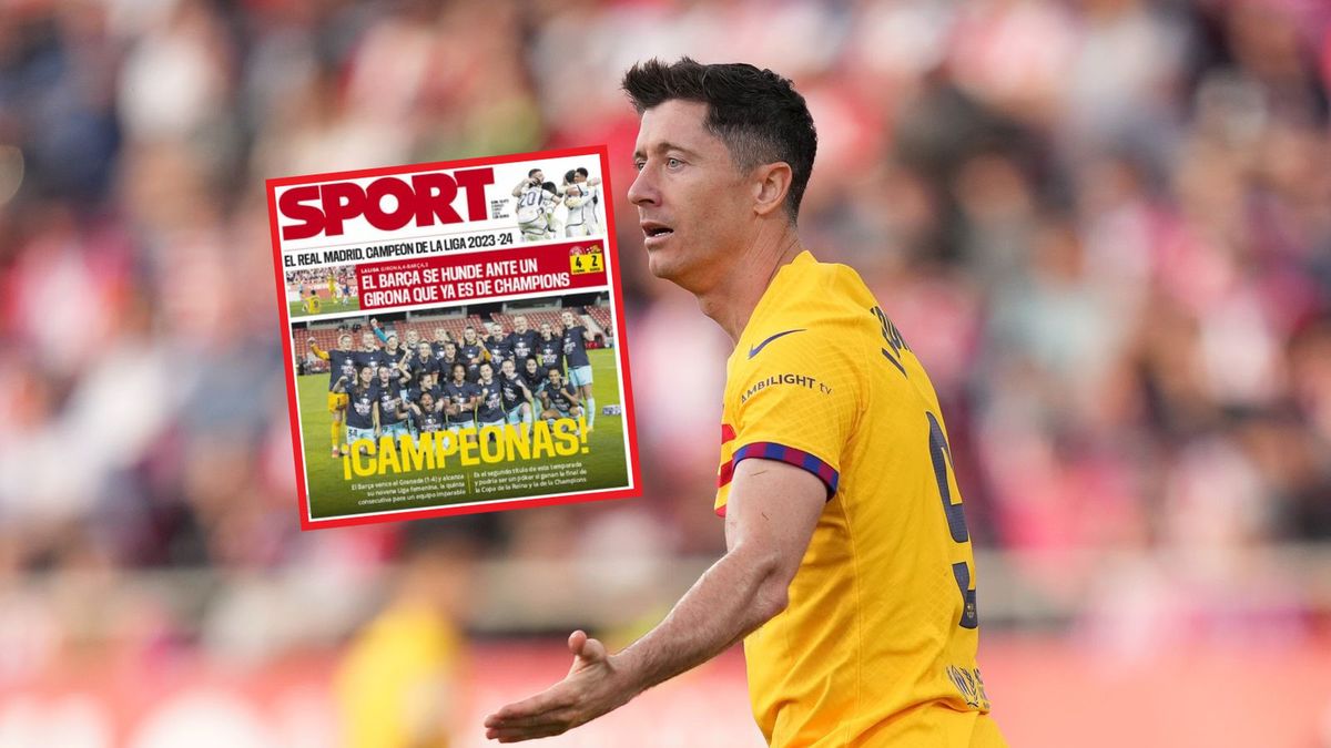Getty Images / Getty Images/Alex Caparros / Na głównym: Robert Lewandowski, w kwadracie: okładka 