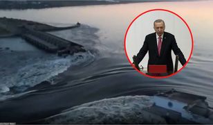 Wysadzenie zapory na Dnieprze. Jest ruch Erdogana
