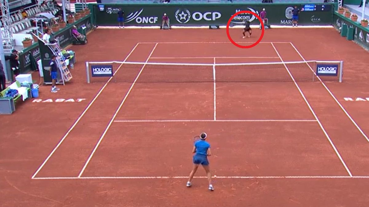Materiały prasowe / WTA TV / Na zdjęciu: Taylor Townsend doznała kontuzji już w pierwszym punkcie meczu