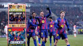 Hiszpańskie media rozpływają się na FC Barceloną. "Wielcy"