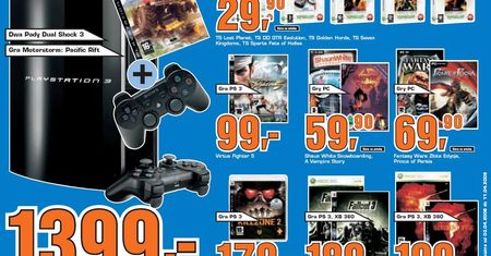 PS3 taniej w bydgoskim Saturnie