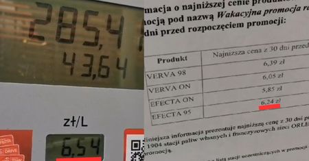 Zaczął tankować i zauważył kartkę. Pokazuje prawdę o promocji Orlenu