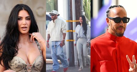 Kim Kardashian i Lewis Hamilton maszerują RAZEM na zakupy. Zakochani (?) oglądali luksusowe dywany (FOTO)