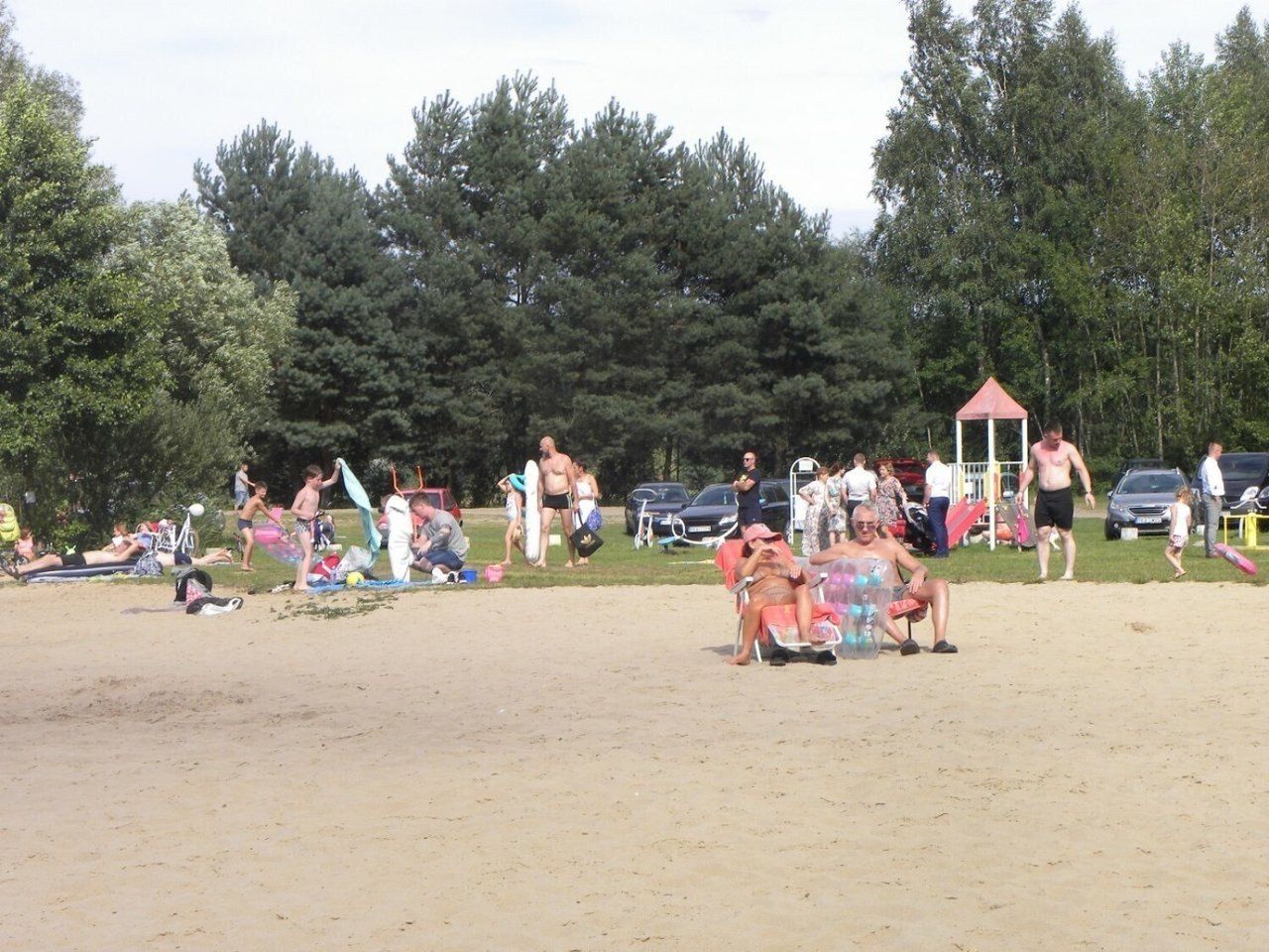Kąpielisko w Brzezinach w powiecie kaliskim, zdjęcia archiwalne