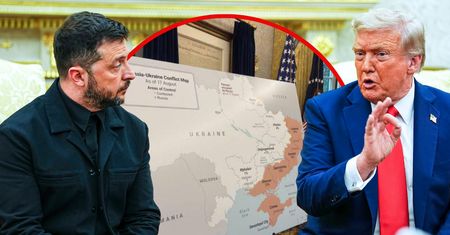 W Białym Domu pojawiła się mapa Ukrainy. Zełenski stawia sprawę jasno