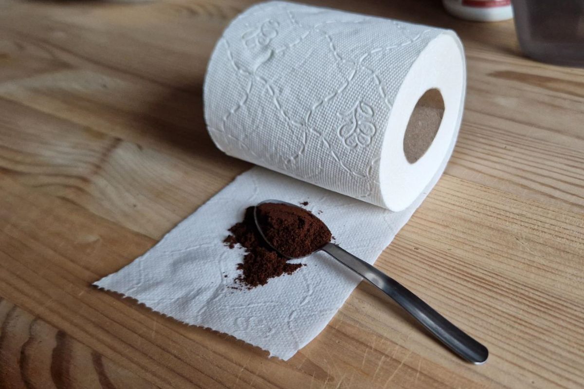 Wysyp łyżkę kawy na papier toaletowy i zostaw przy oknie. Oto hit