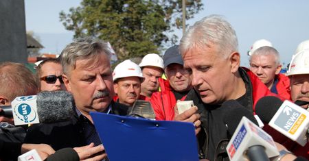 Strajk górników w Braniewie zakończony