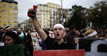 Strajki w Bułgarii. Antyrządowa demonstracja studentów w Sofii