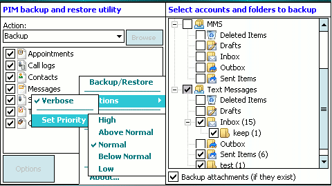 Szybka kopia osobistych danych w WM 1