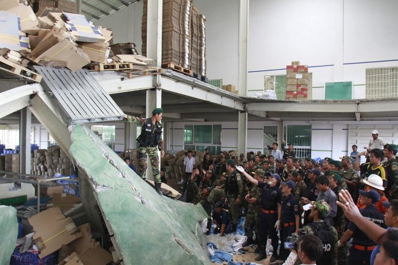 Kambodża: zawaliła się fabryka butów, są ofiary śmiertelne