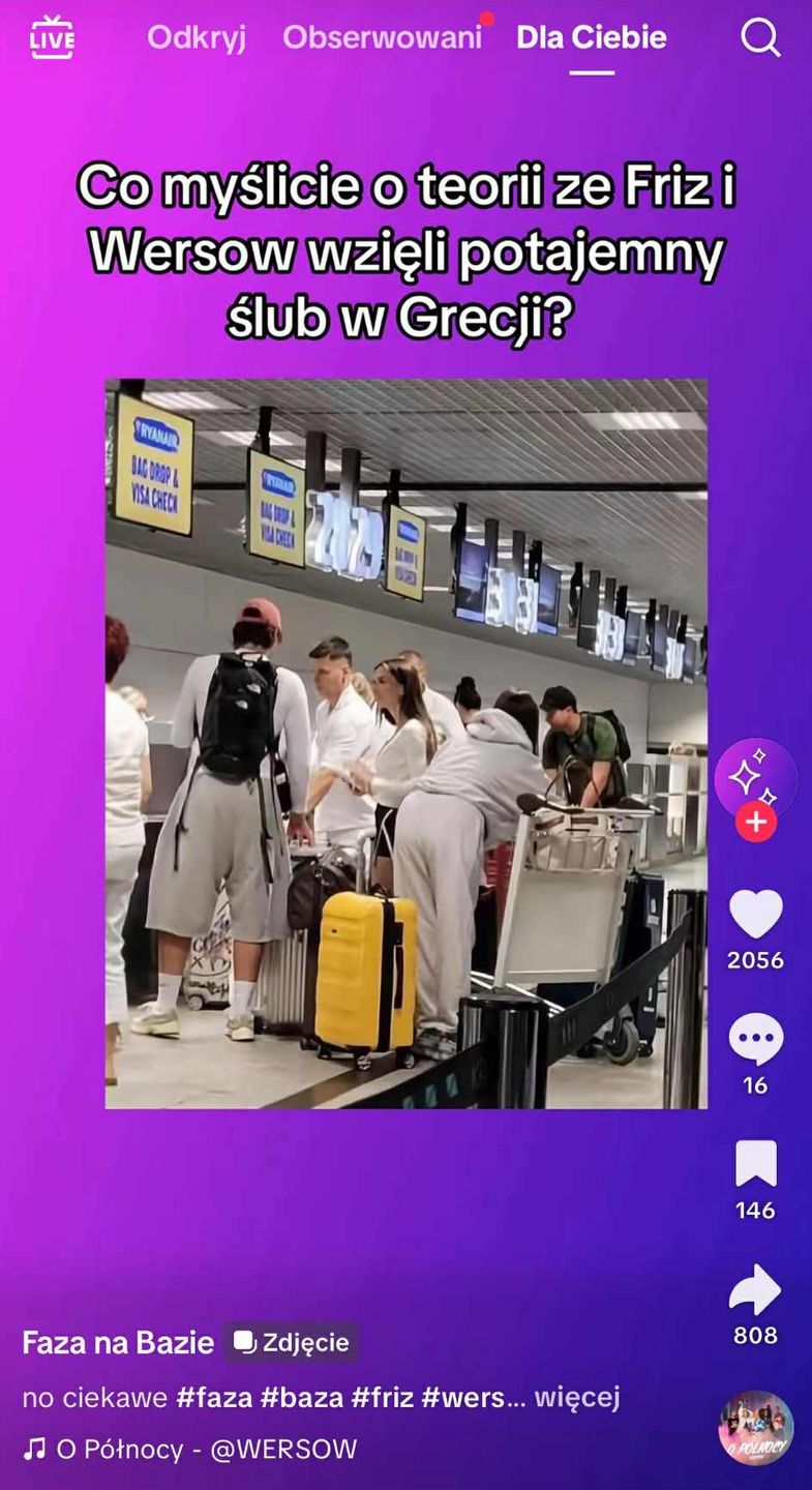 Friz i Wersow są już po ślubie? Internetowi detektywi mają "dowody"