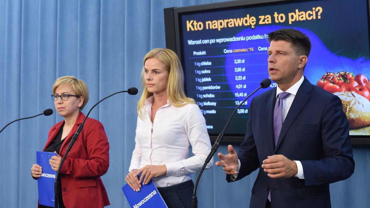 Paulina Hennig-Kloska, Joanna Schmidt i Ryszard Petru