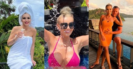 "Królowa życia" Monika Chwajoł relacjonuje rajskie wakacje na Seszelach: sesje w bikini, szampan, randki z mężem... (ZDJĘCIA)