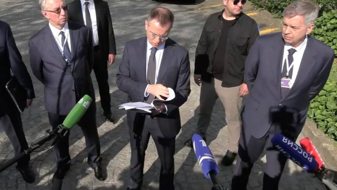 Konferencja prasowa rosyjskiej delegacji 