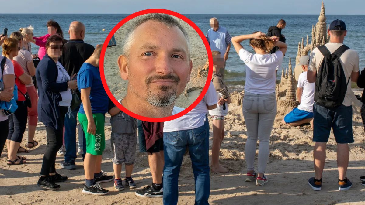 Grzegorz Pawelski buduje niezwykłe zamki z piasku.