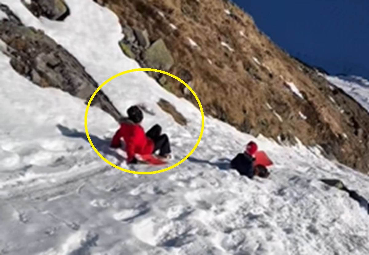 Zabawa dzieci w Tatrach. Bulwersujące nagranie