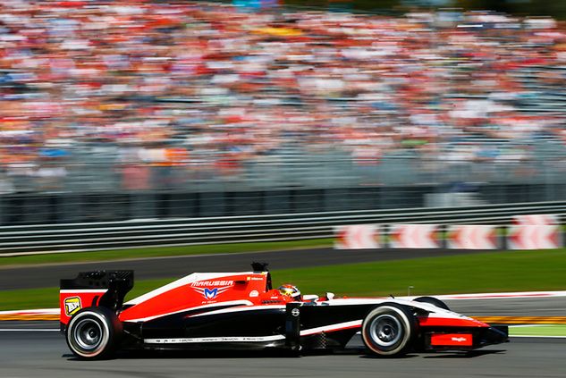 Jules Bianchi w trakcie Grand Prix Włoch